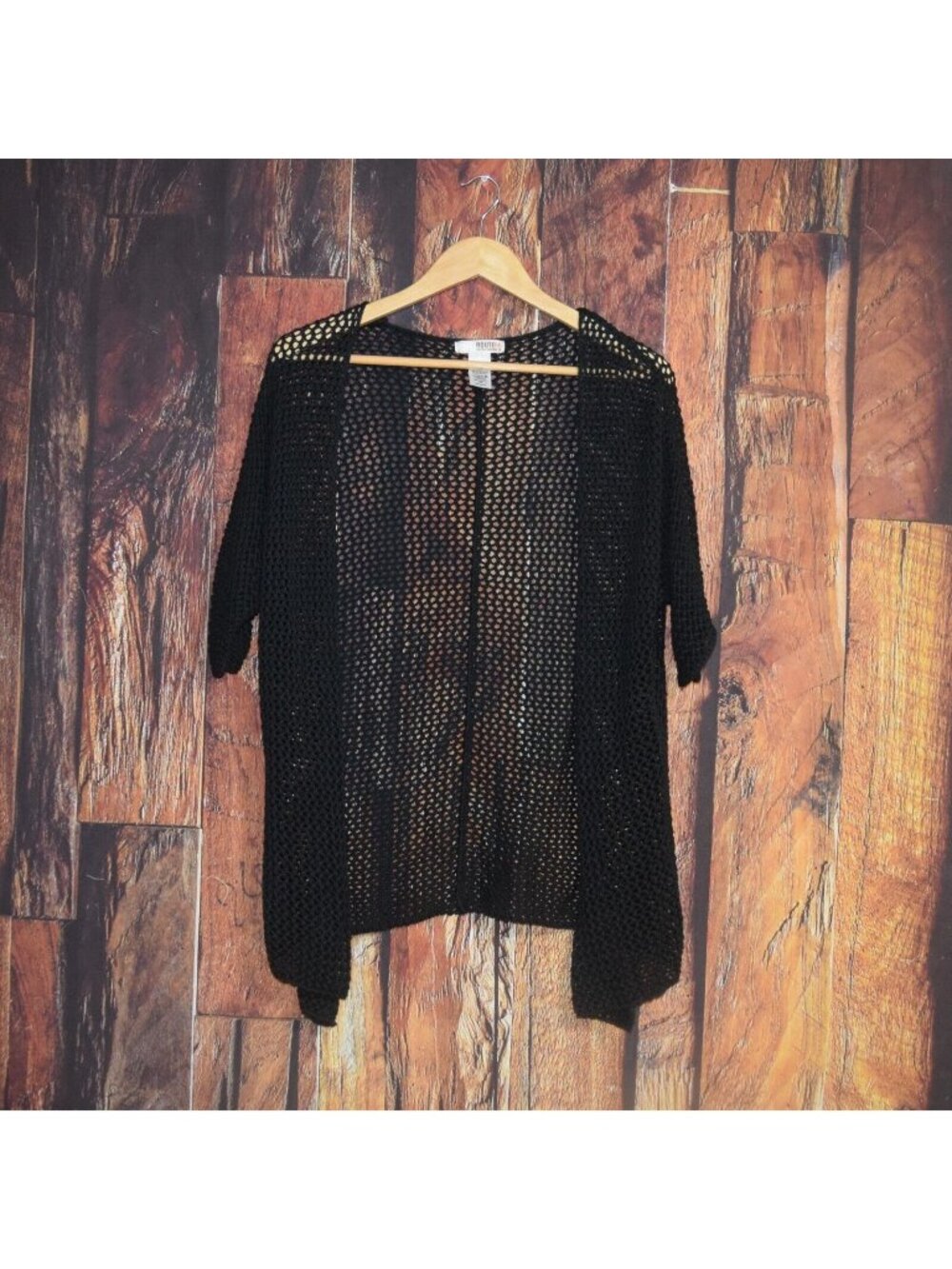 Route 66 Women's Sz L Black Sweater Cardigan